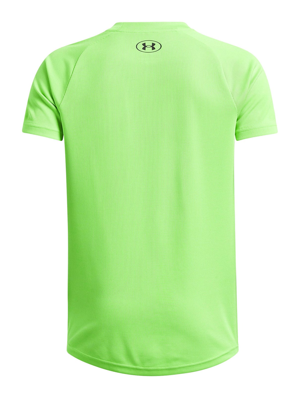 POLERA MANGA CORTA NIÑO UNDER ARMOUR VERDE TEXTURED TECH - 2