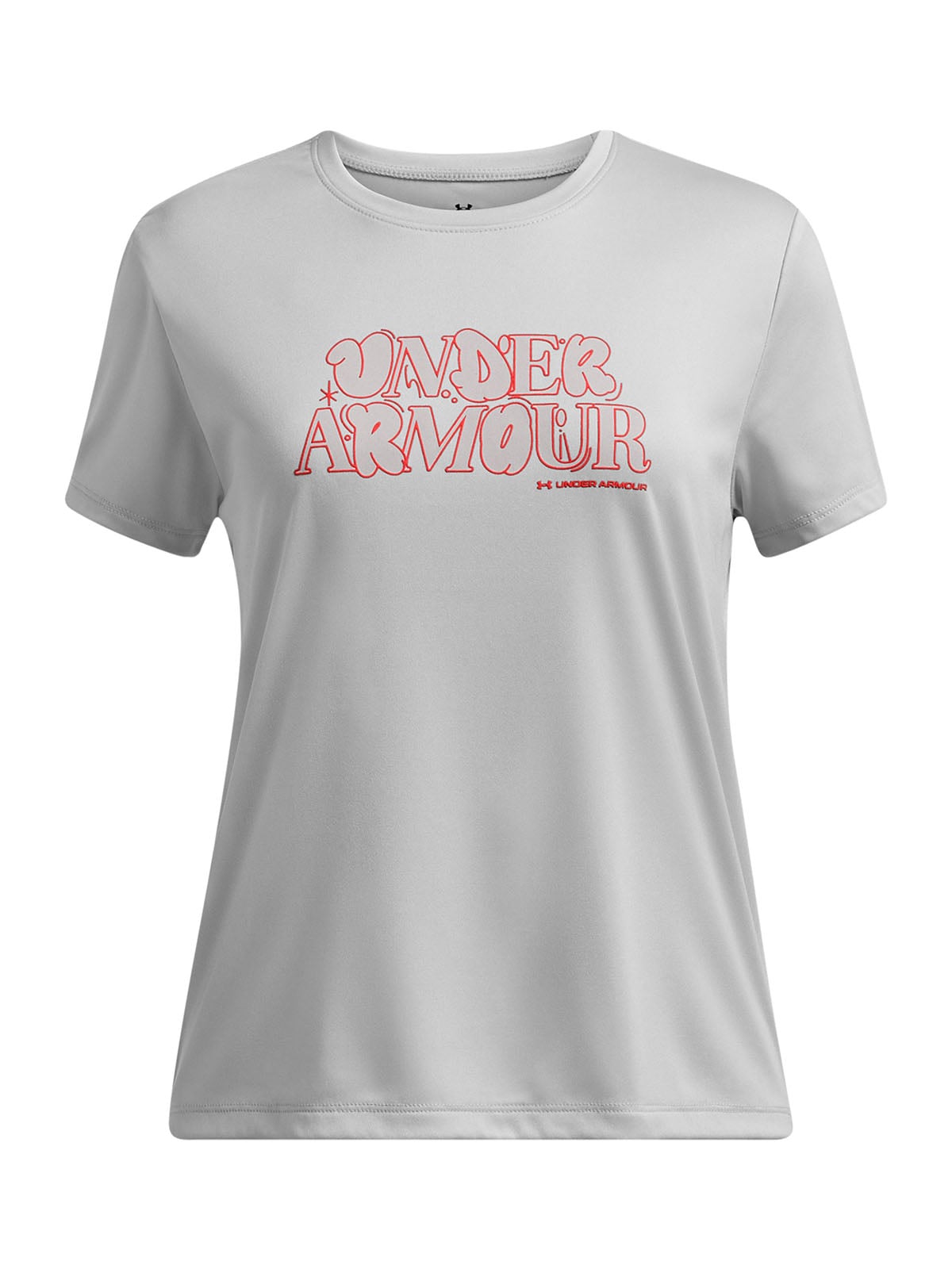 UNDER ARMOUR POLERA MANGA CORTA NIÑA UNDER ARMOUR GRIS WORDMARK UA TECH