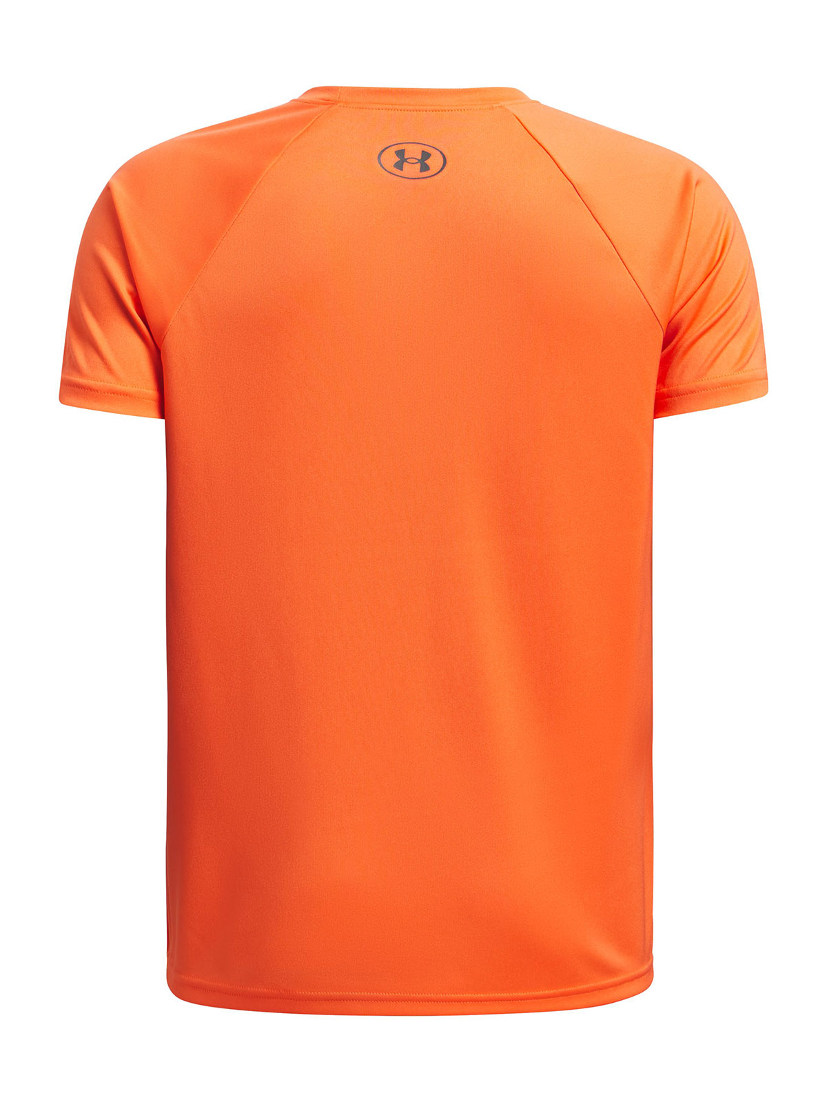 POLERA MANGA CORTA NIÑO UNDER ARMOUR NARANJA SPLIT UA TECH - 2