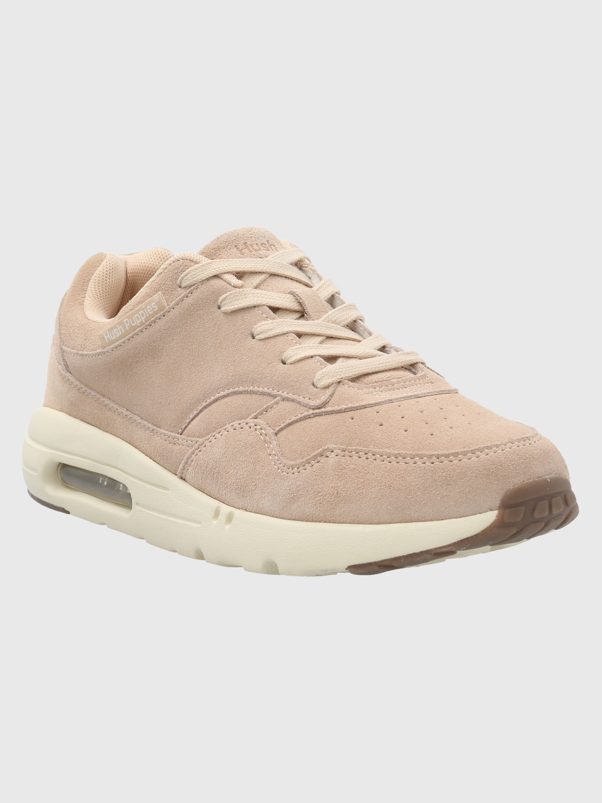 ZAPATILLA CUERO HOMBRE BRANDHALL TAUPE HUSH PUPPIES - 1
