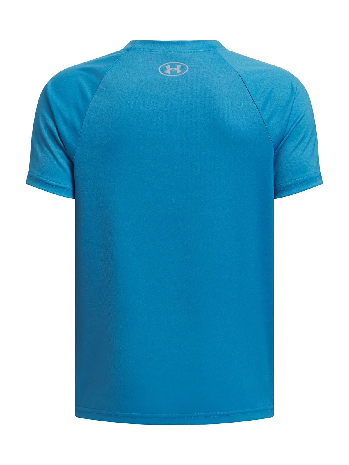 POLERA MANGA CORTA NIÑO UNDER ARMOUR AZUL SPLIT UA TECH - 2