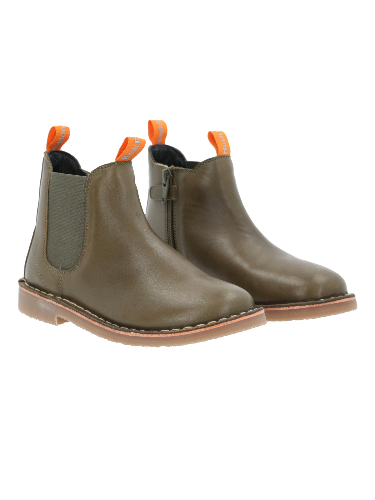 BOTÍN CUERO VERDE NIÑO WOTTON HUSH PUPPIES [30-35] - 8