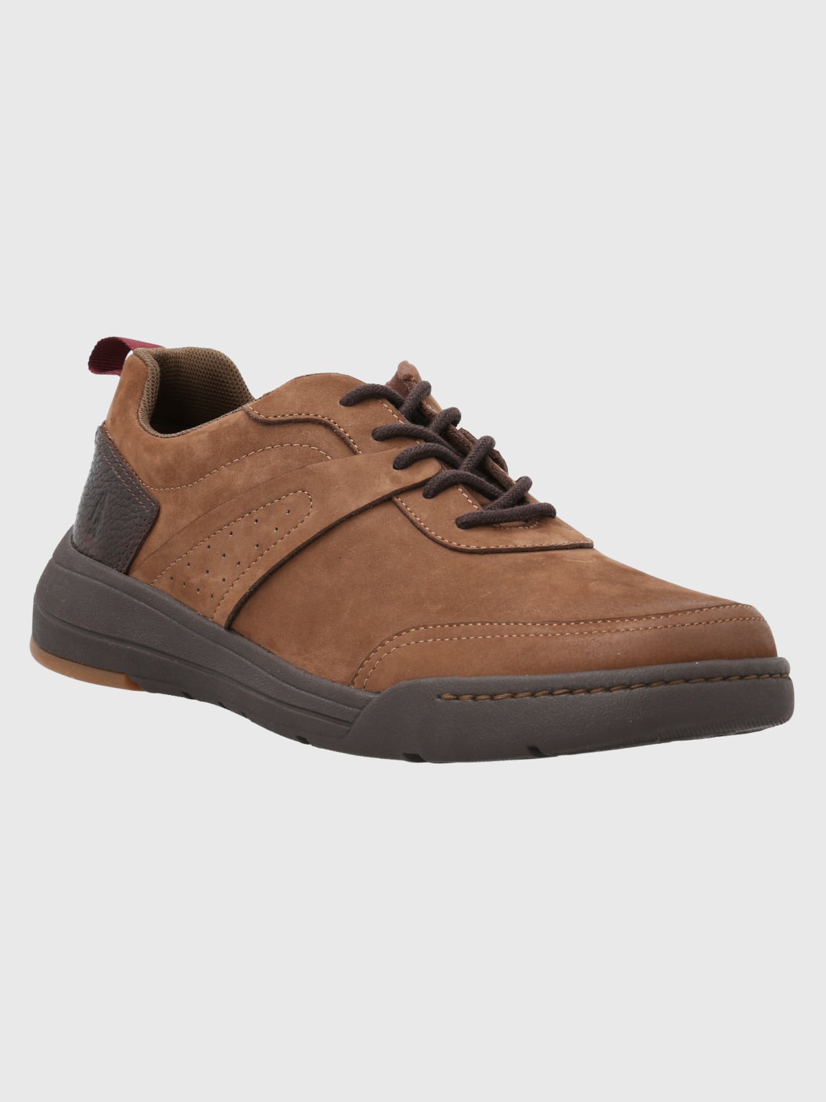 ZAPATILLA CUERO HOMBRE MOLT CAFÉ OSCURO HUSH PUPPIES - 1