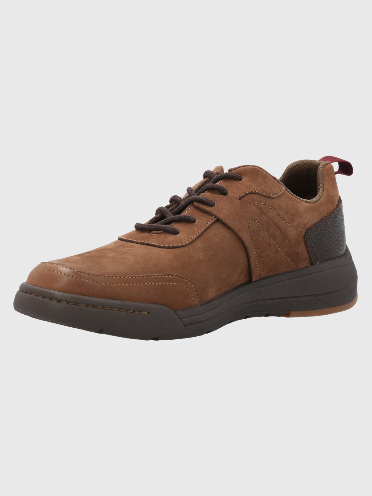 ZAPATILLA CUERO HOMBRE MOLT CAFÉ OSCURO HUSH PUPPIES - 6