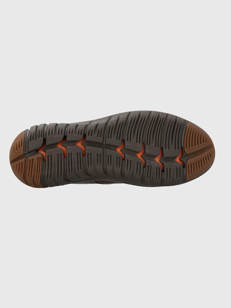 ZAPATILLA CUERO HOMBRE SMART LACEUP CAFÉ HUSH PUPPIES - 8