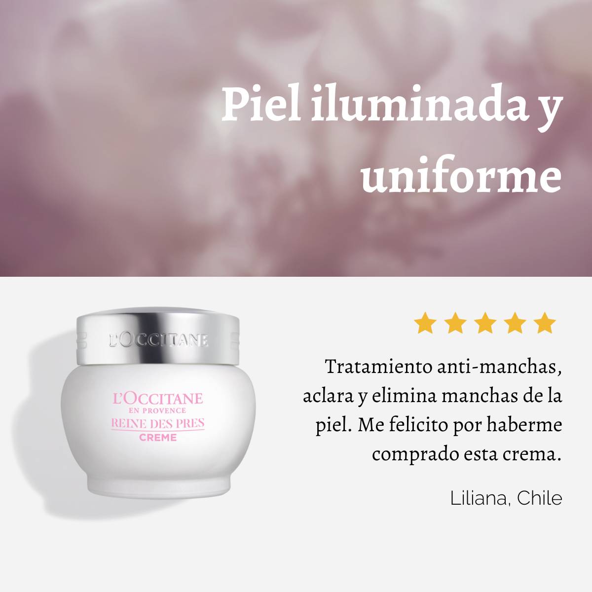 CREMA FACIAL ILUMINADORA DESPIGMENTANTE 50ML L'OCCITANE - 5