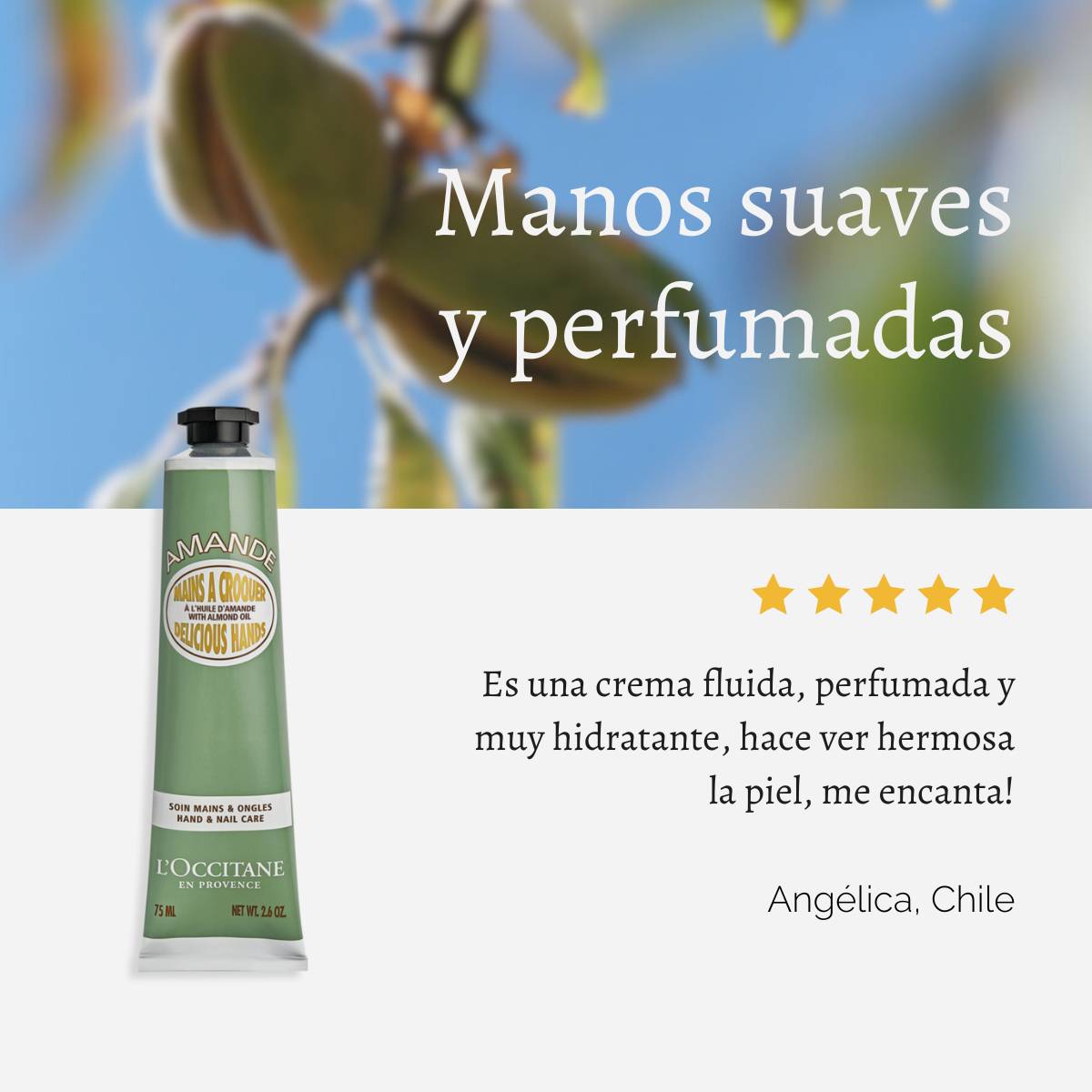 CREMA DE MANOS ALMENDRA 30 ML, L'OCCITANE - 5