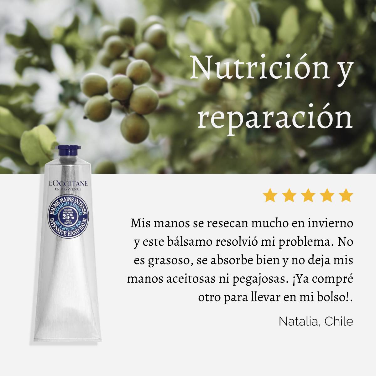 BÁLSAMO INTENSIVO DE MANOS KARITÉ 150 ML, L'OCCITANE - 3