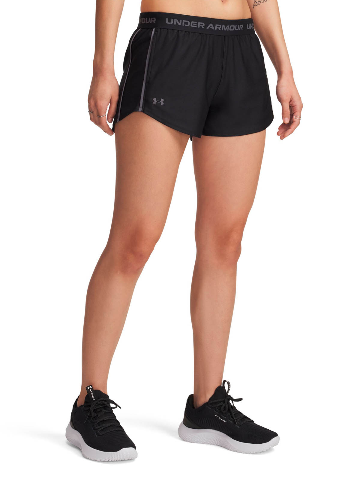 UNDER ARMOUR SHORT TRAINING PARA MUJER TECH PLAY UP NEGRO UA