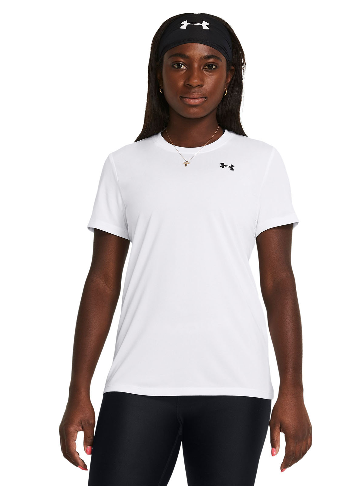 POLERA MANGA CORTA BLANCA UNDER ARMOUR TECH MUJER - 4