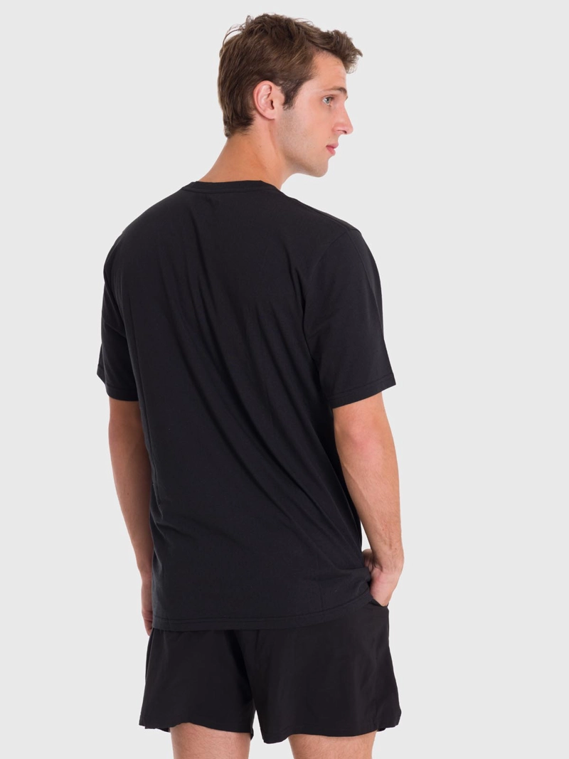 POLERA HOMBRE CREW NECK II EN COLOR NEGRO BSOUL - 4