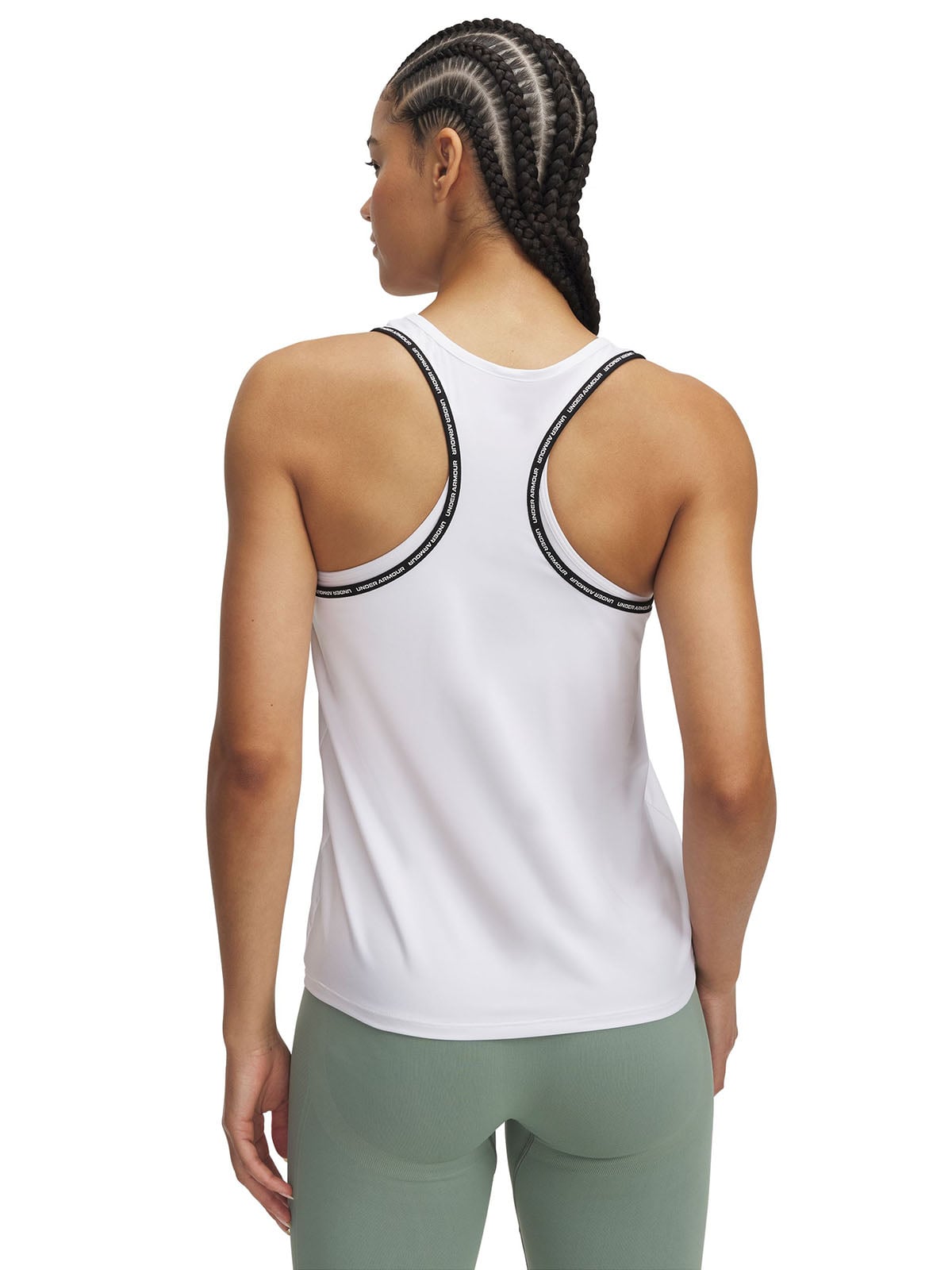 POLERA SIN MANGAS UA TECH KNOCKOUT BLANCO PARA MUJER - 2