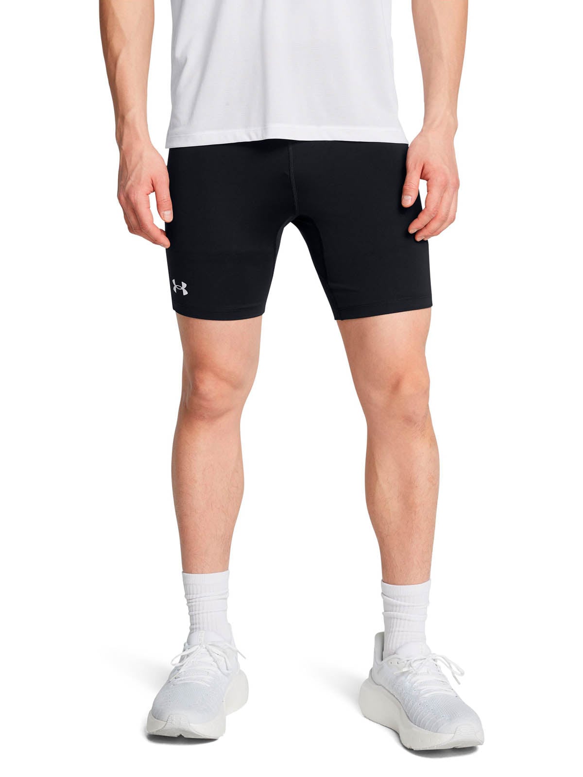 CALZA RUNNING PARA HOMBRE LAUNCH HALF TIGHTS NEGRO  UA - 4