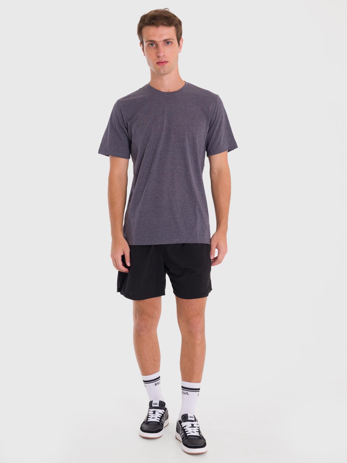 POLERA HOMBRE CREW NECK II GRIS BSOUL - 2