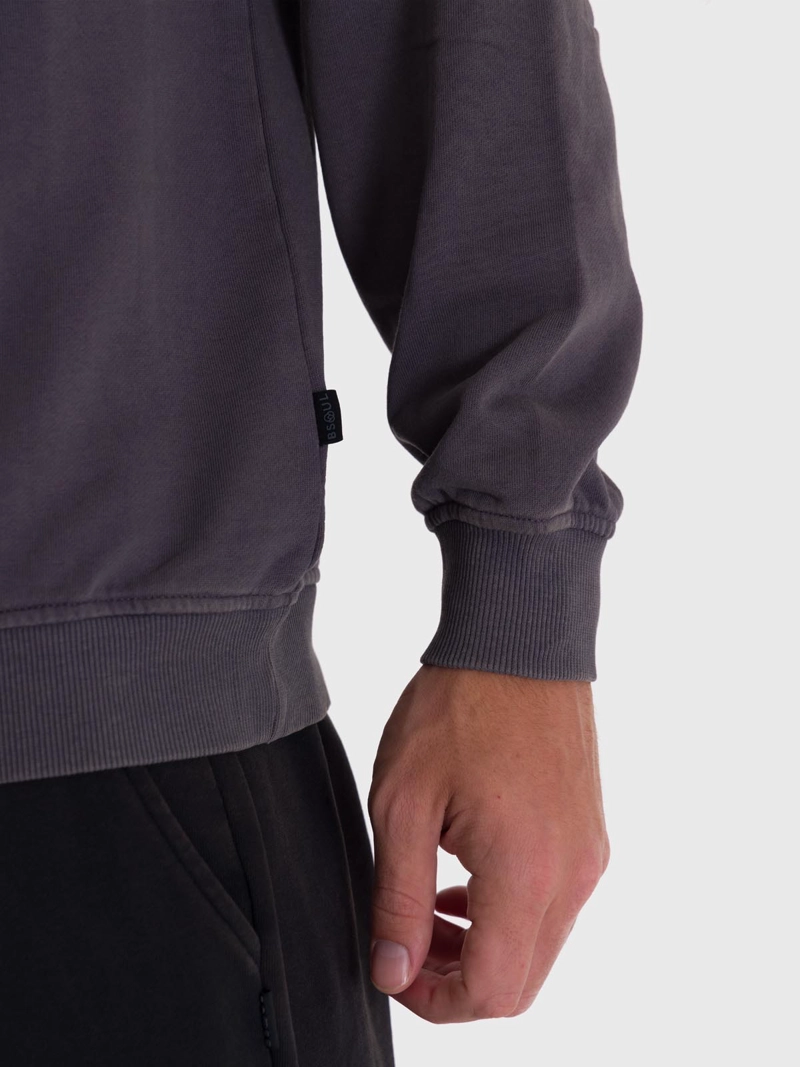 POLERON HOMBRE TERRY CREW GRIS BSOUL - 6