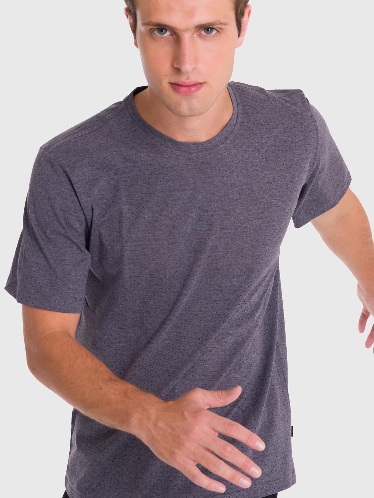 POLERA HOMBRE CREW NECK II GRIS BSOUL - 1