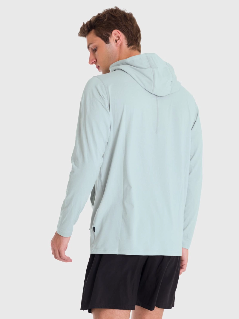 POLERON HOMBRE HOODIE BASE LAYER GRIS BSOUL - 4