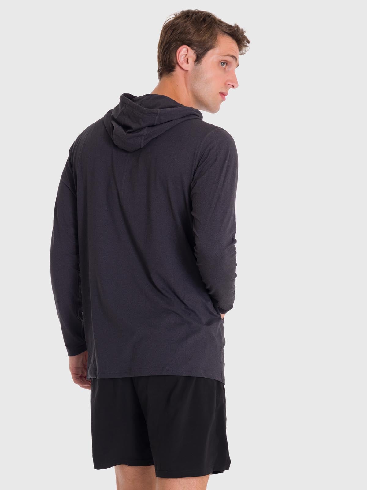 POLERÓN HOMBRE HOODIE BASE LAYER NEGRO BSOUL - 5
