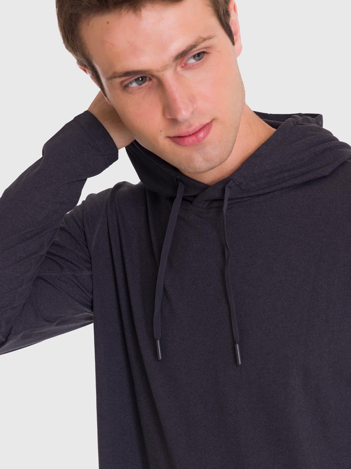 POLERÓN HOMBRE HOODIE BASE LAYER NEGRO BSOUL - 6