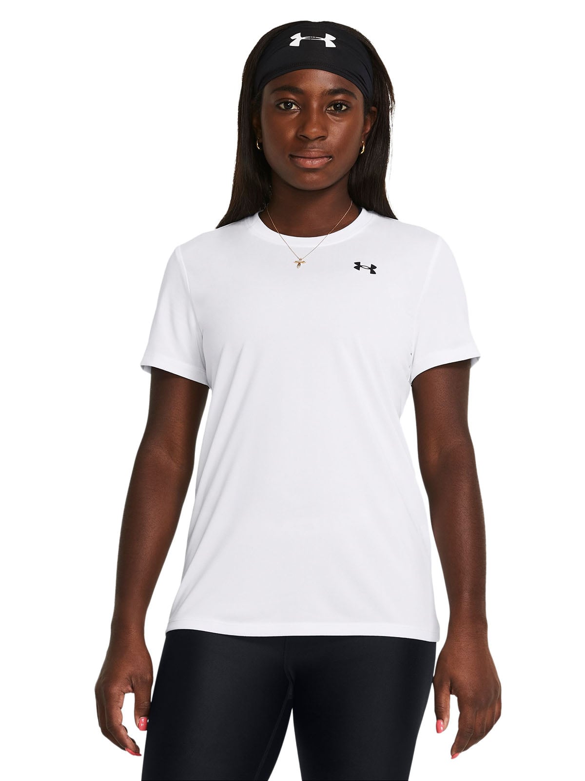 POLERA MANGA CORTA BLANCA UNDER ARMOUR TECH MUJER - 4