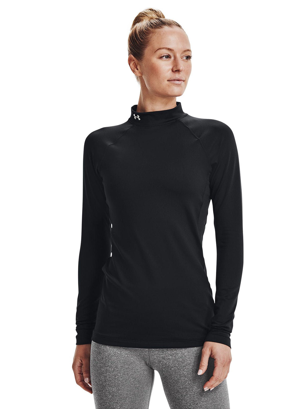 PRIMERA CAPA COLDGEAR NEGRO UNDERARMOUR MOCK PARA MUJER - 3
