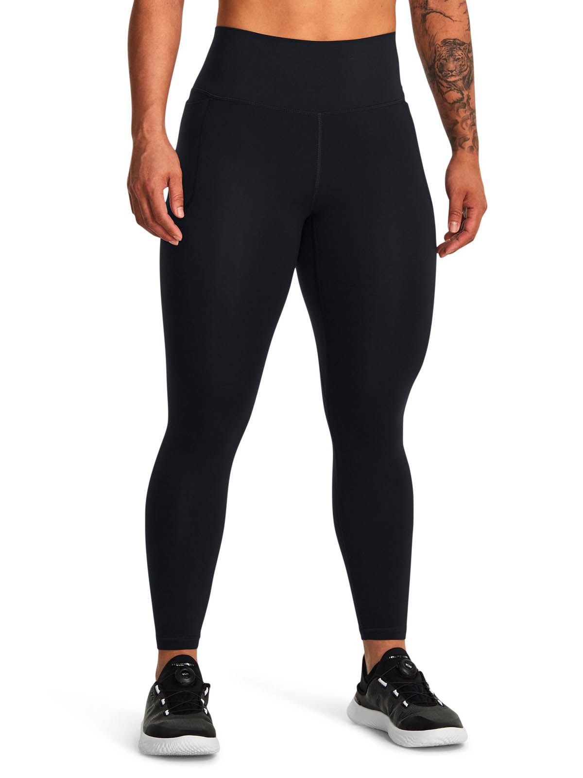 CALZA DE TRAINING PARA MUJER MERIDIAN NEGRO UA - 4