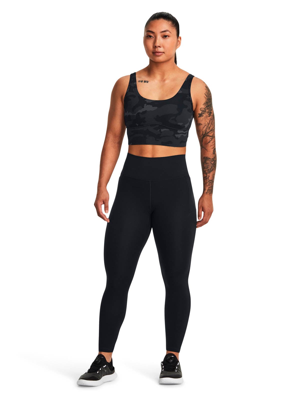 CALZA DE TRAINING PARA MUJER MERIDIAN NEGRO UA - 6