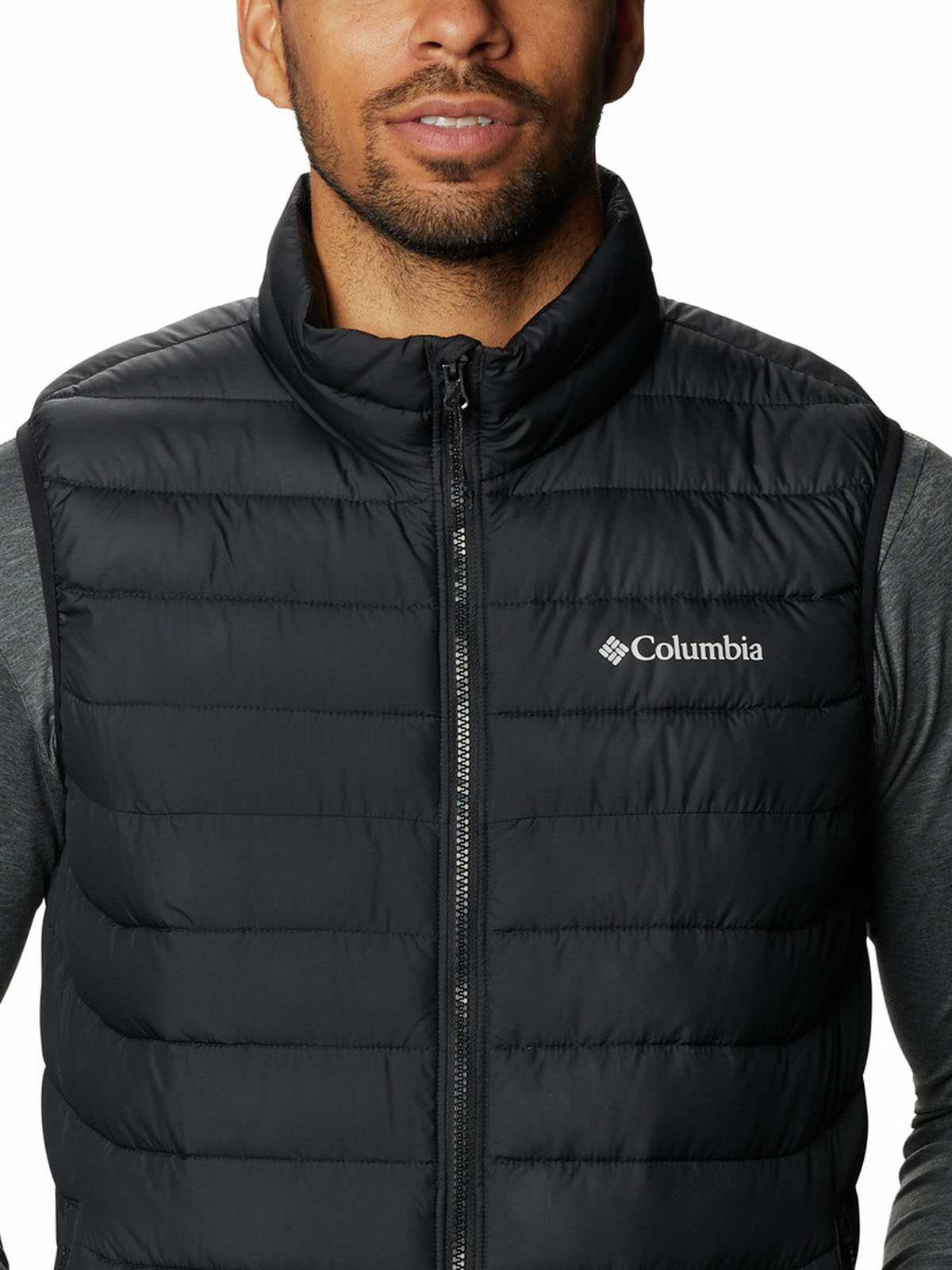PARKA SIN MANGAS HOMBRE POWDER LITE II NEGRO COLUMBIA - 4