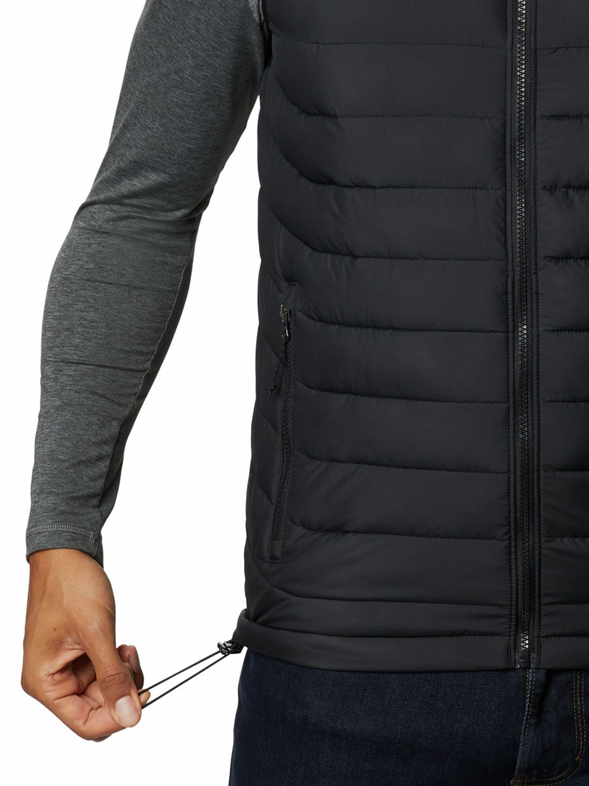 PARKA SIN MANGAS HOMBRE POWDER LITE II NEGRO COLUMBIA - 6