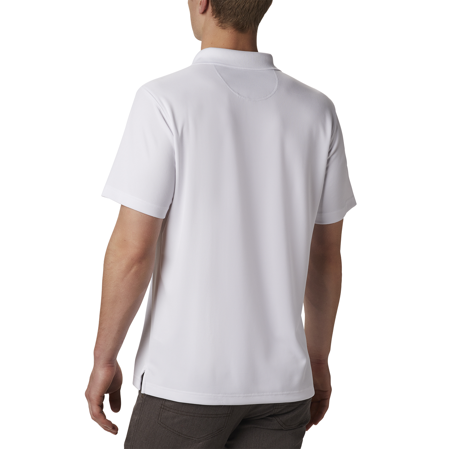POLERA MANGA CORTA HOMBRE POLO UTILIZER BLANCO COLUMBIA - 2
