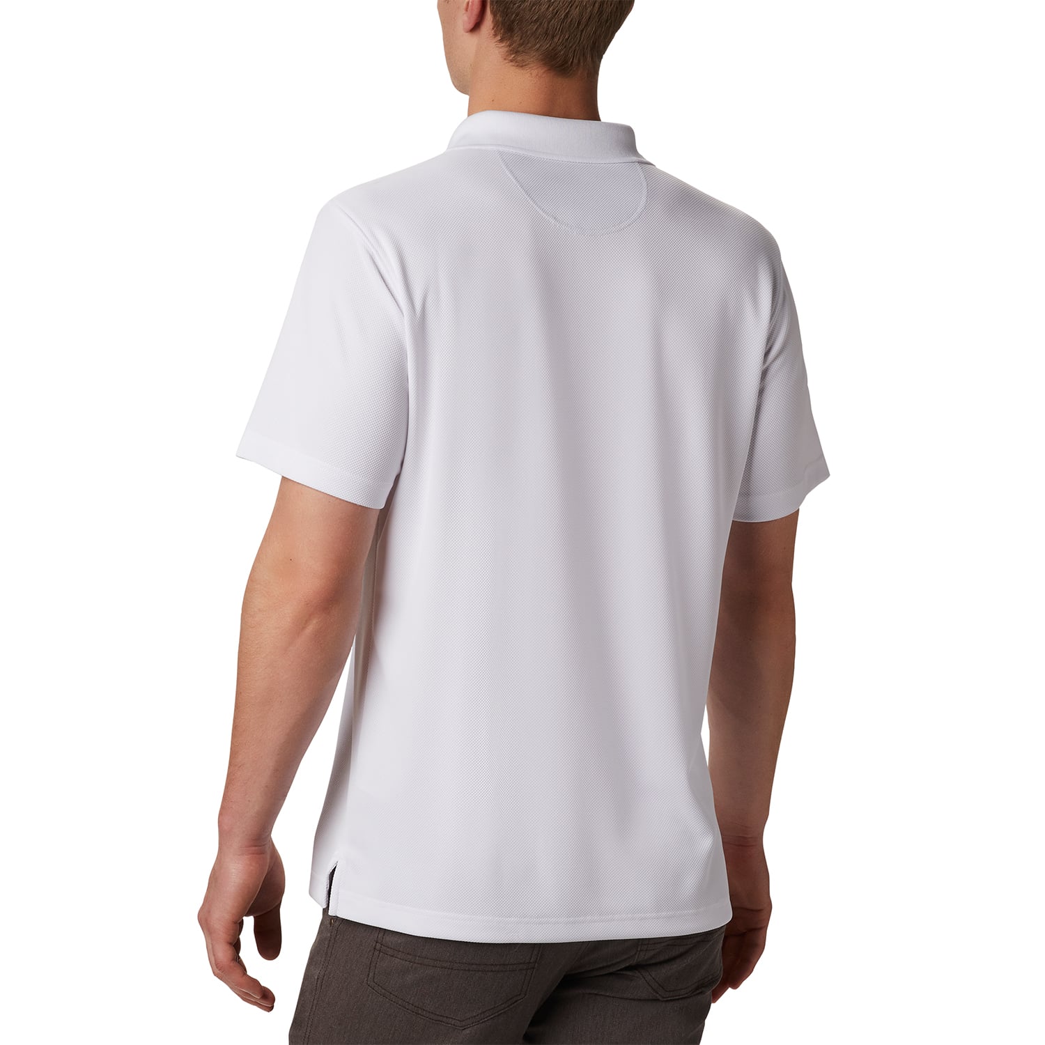 POLERA MANGA CORTA HOMBRE POLO UTILIZER BLANCO COLUMBIA - 2