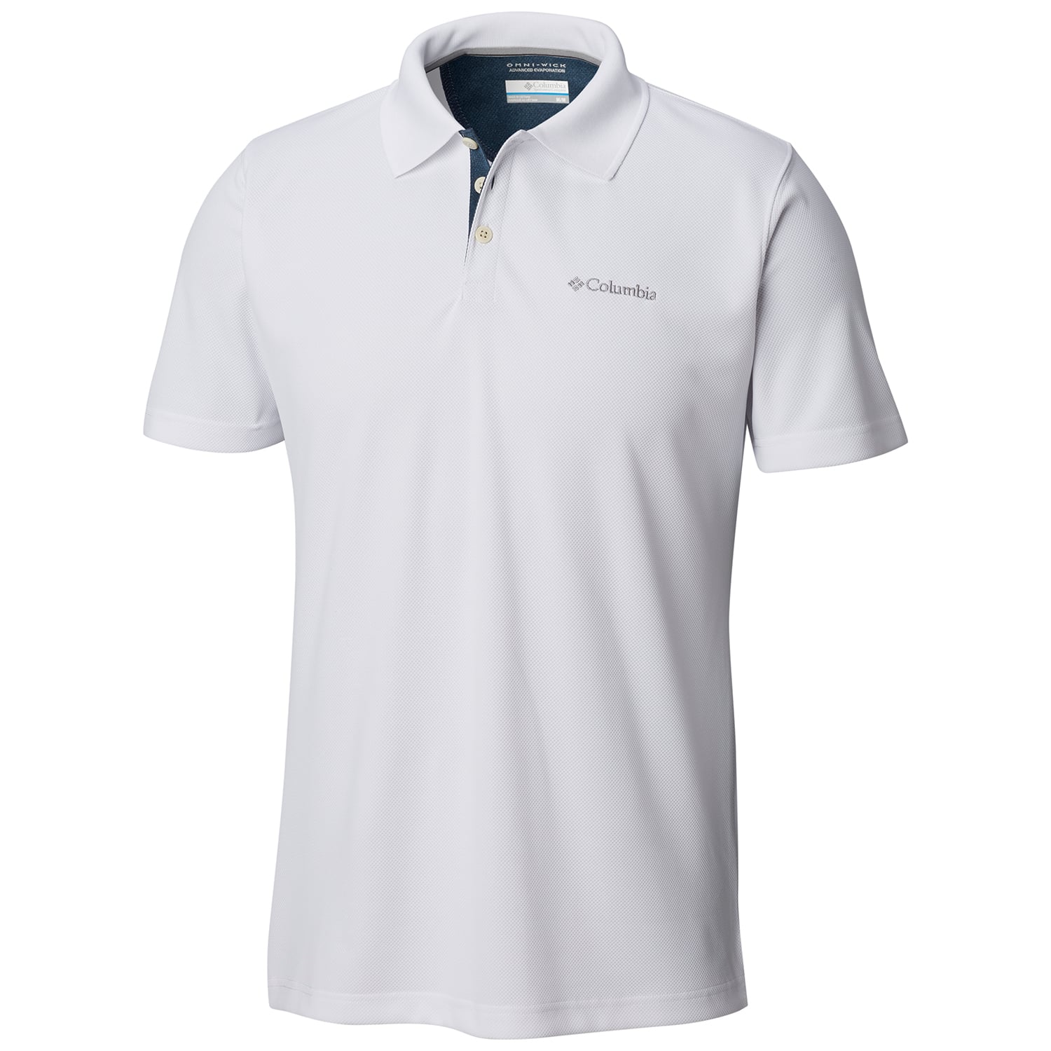 POLERA MANGA CORTA HOMBRE POLO UTILIZER BLANCO COLUMBIA - 4