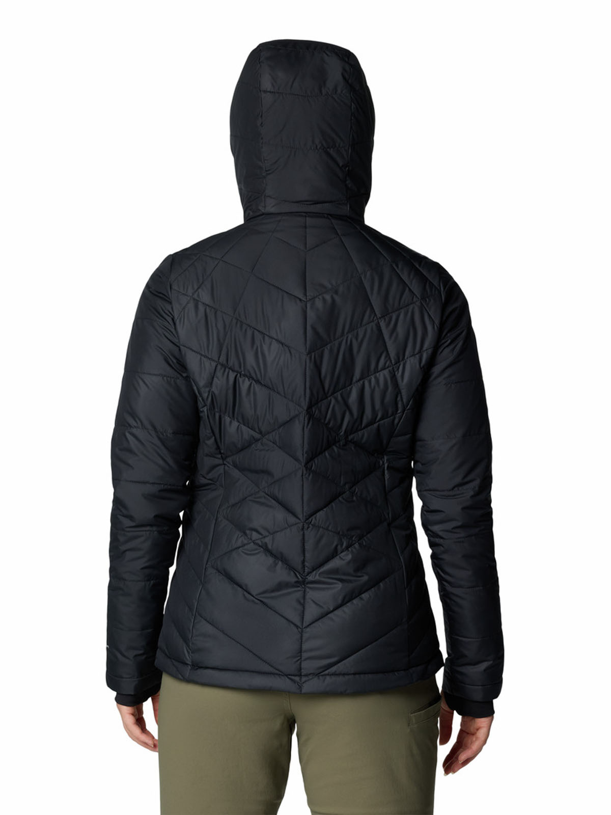 PARKA MUJER HEAVENLY HOODED NEGRO COLUMBIA - 8