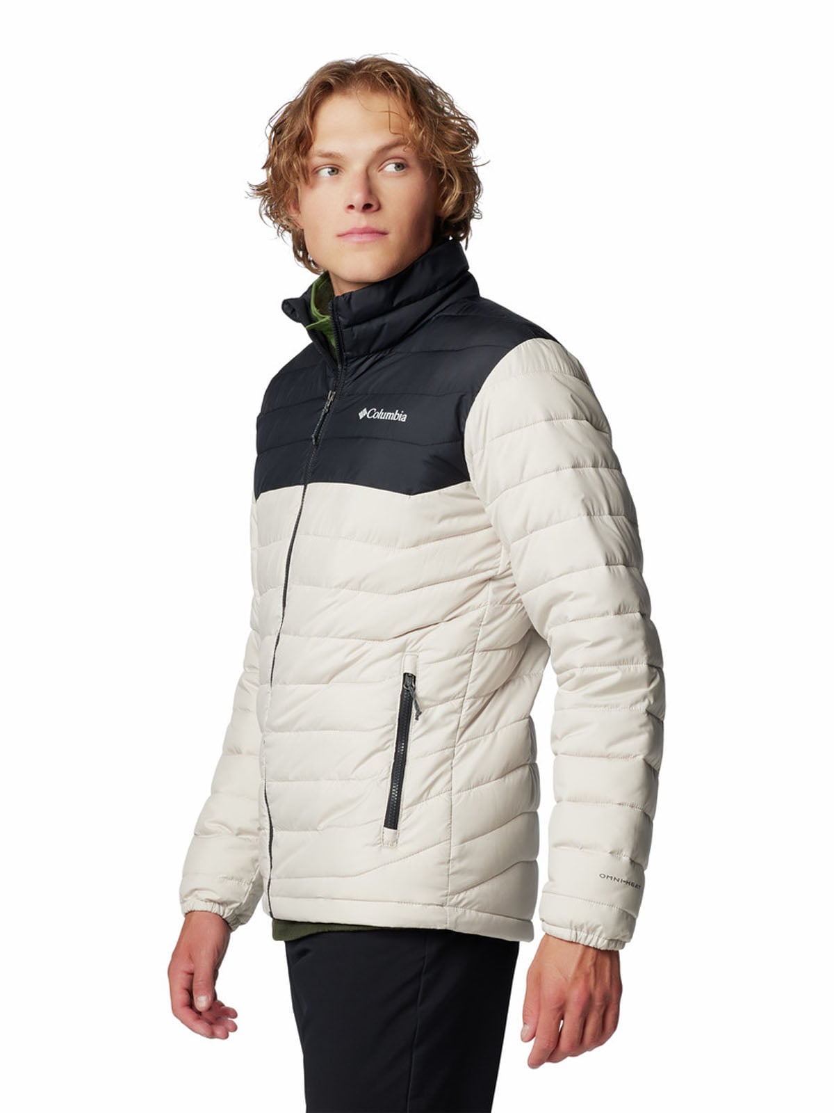 PARKA HOMBRE POWDER LITE II BEIGE COLUMBIA - 2
