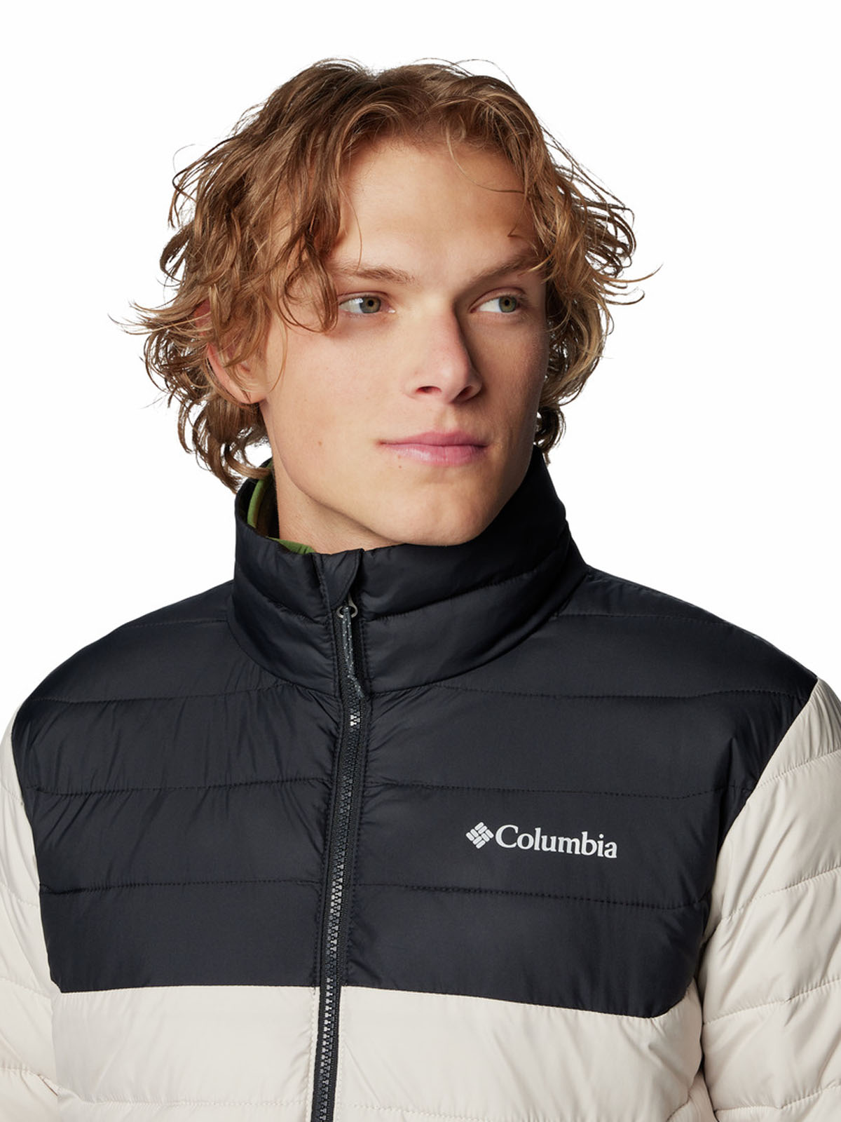 PARKA HOMBRE POWDER LITE II BEIGE COLUMBIA - 4