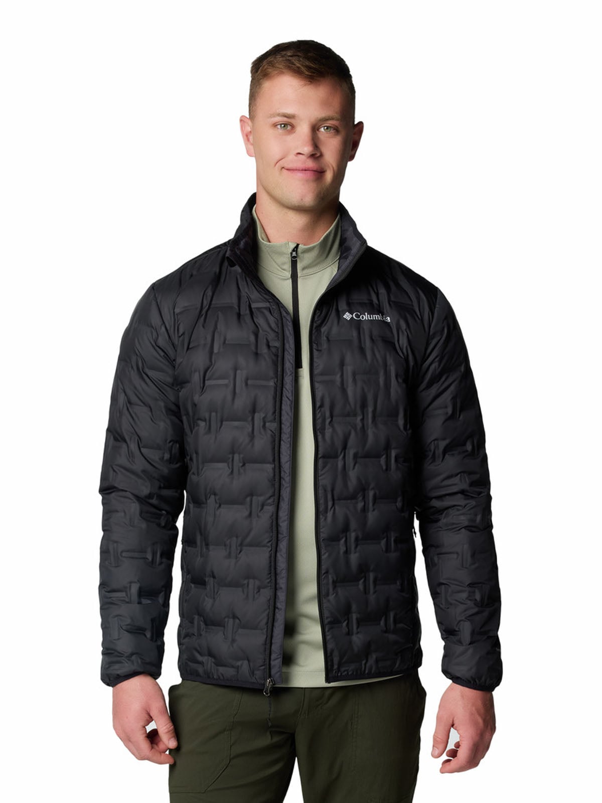 PARKA HOMBRE DELTA RIDGE II DOWN NEGRO COLUMBIA - 1
