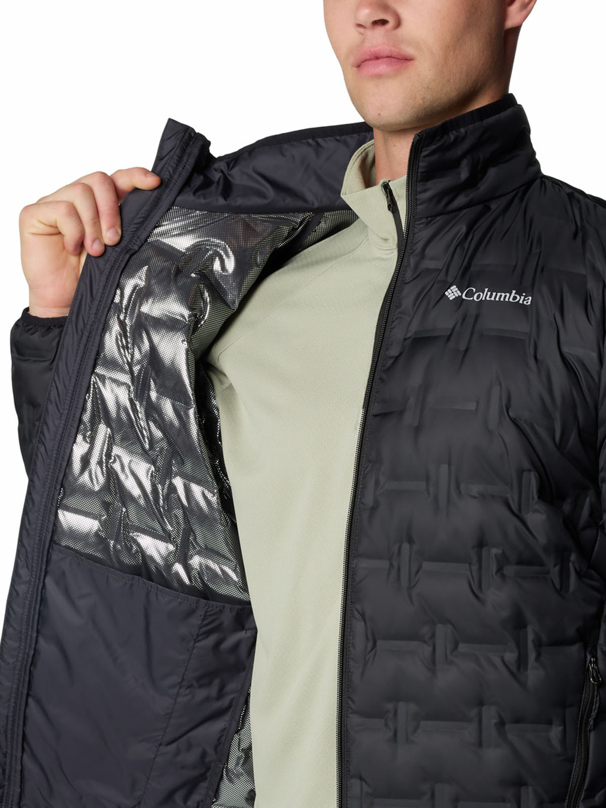 PARKA HOMBRE DELTA RIDGE II DOWN NEGRO COLUMBIA - 5