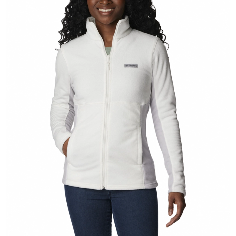 POLERON MUJER BASIN TRAIL III FULL BLANCO COLUMBIA - 1