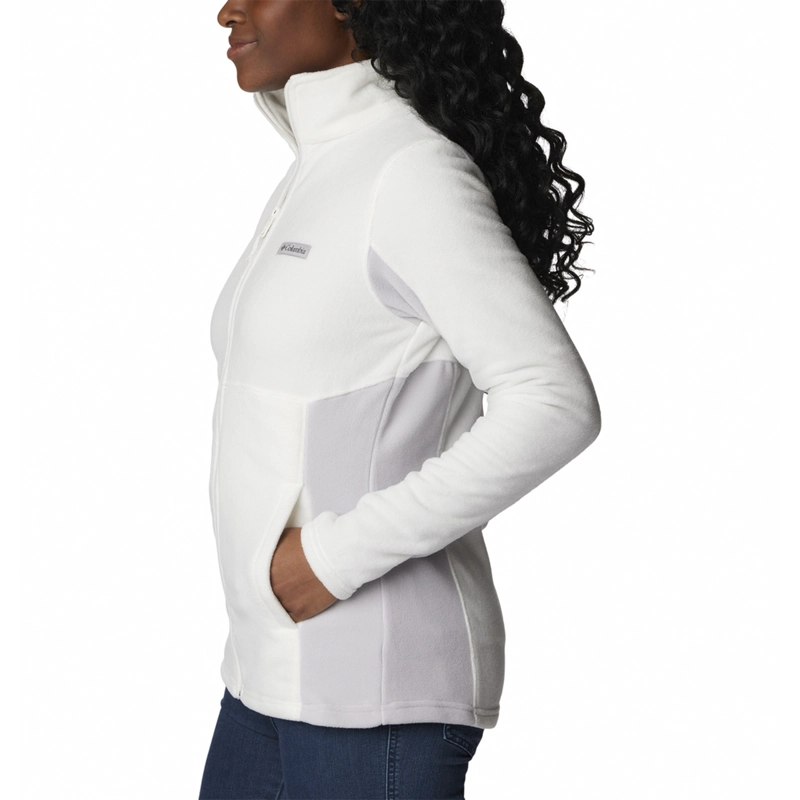 POLERON MUJER BASIN TRAIL III FULL BLANCO COLUMBIA - 2