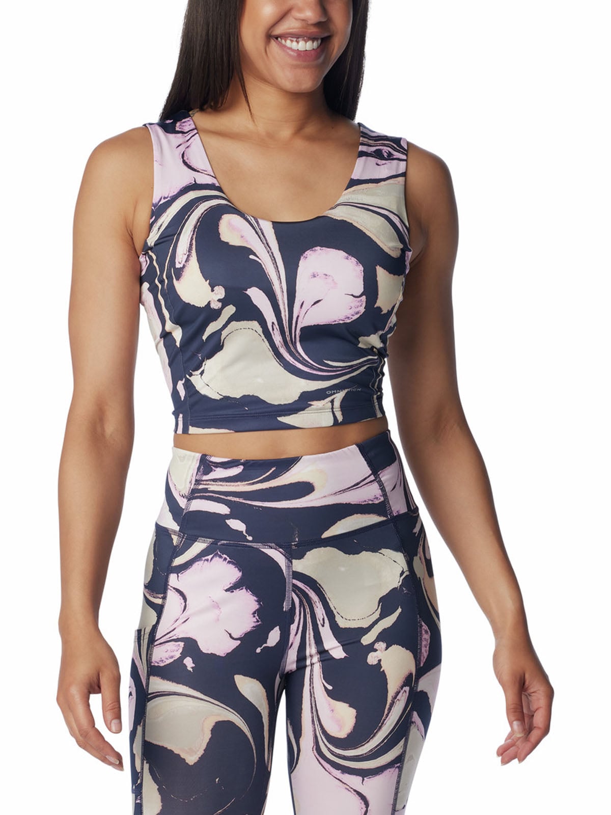 POLERA MUJER BOUNDLESS TREK TANK AZUL COLUMBIA - 1