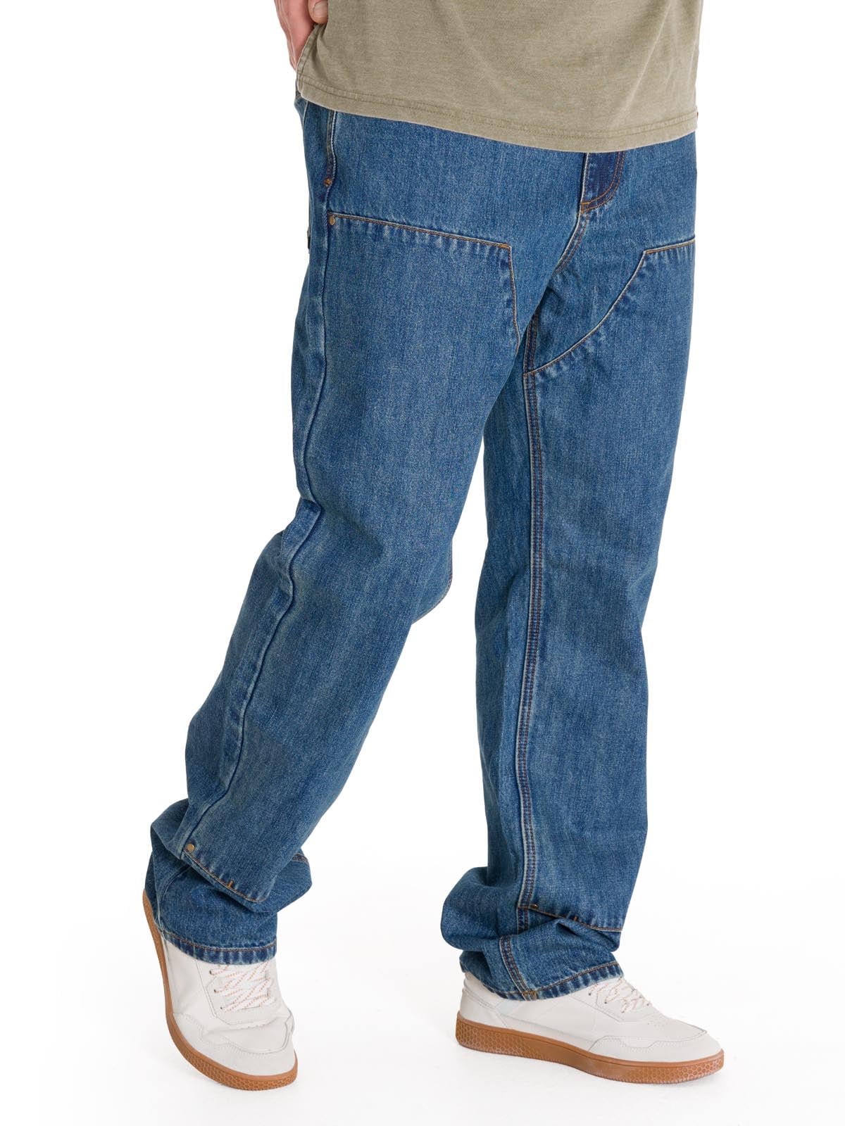 JEANS DENIM DOUBLE FRONT HOMBRE AZUL MARINO CAT - 2