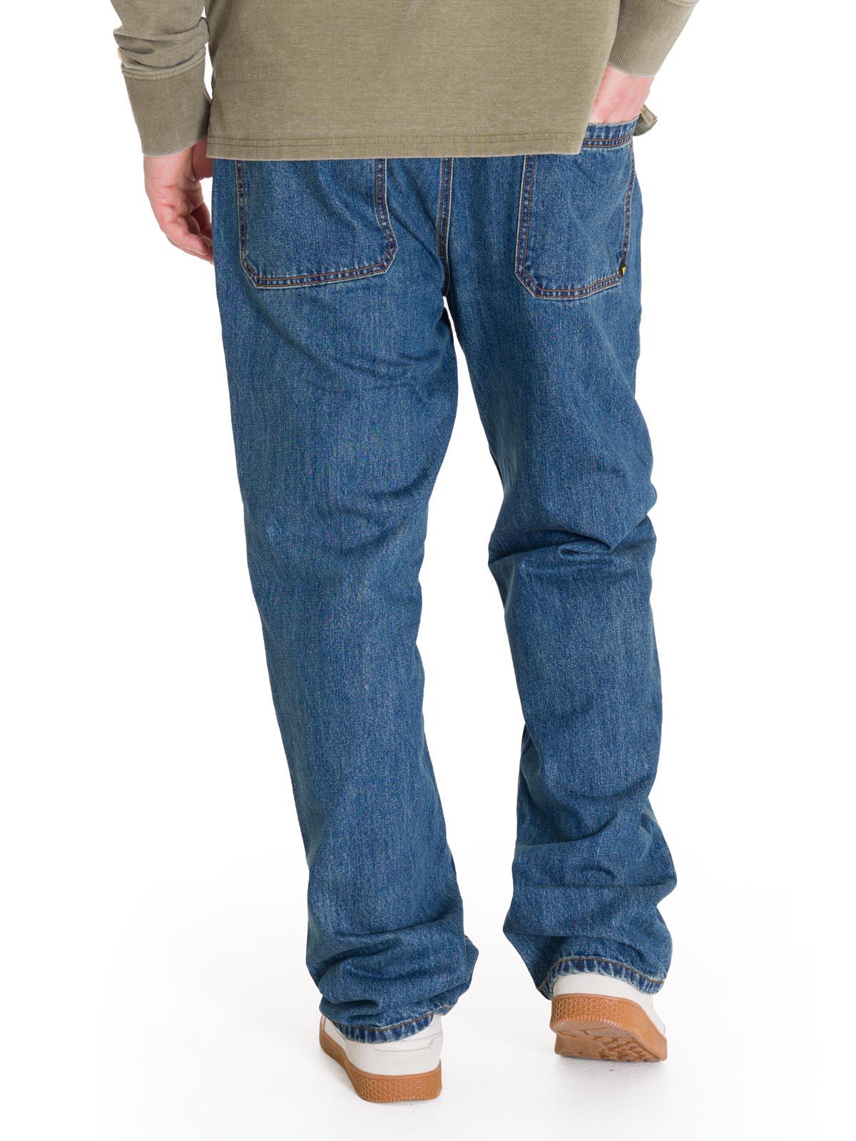 JEANS DENIM DOUBLE FRONT HOMBRE AZUL MARINO CAT - 4
