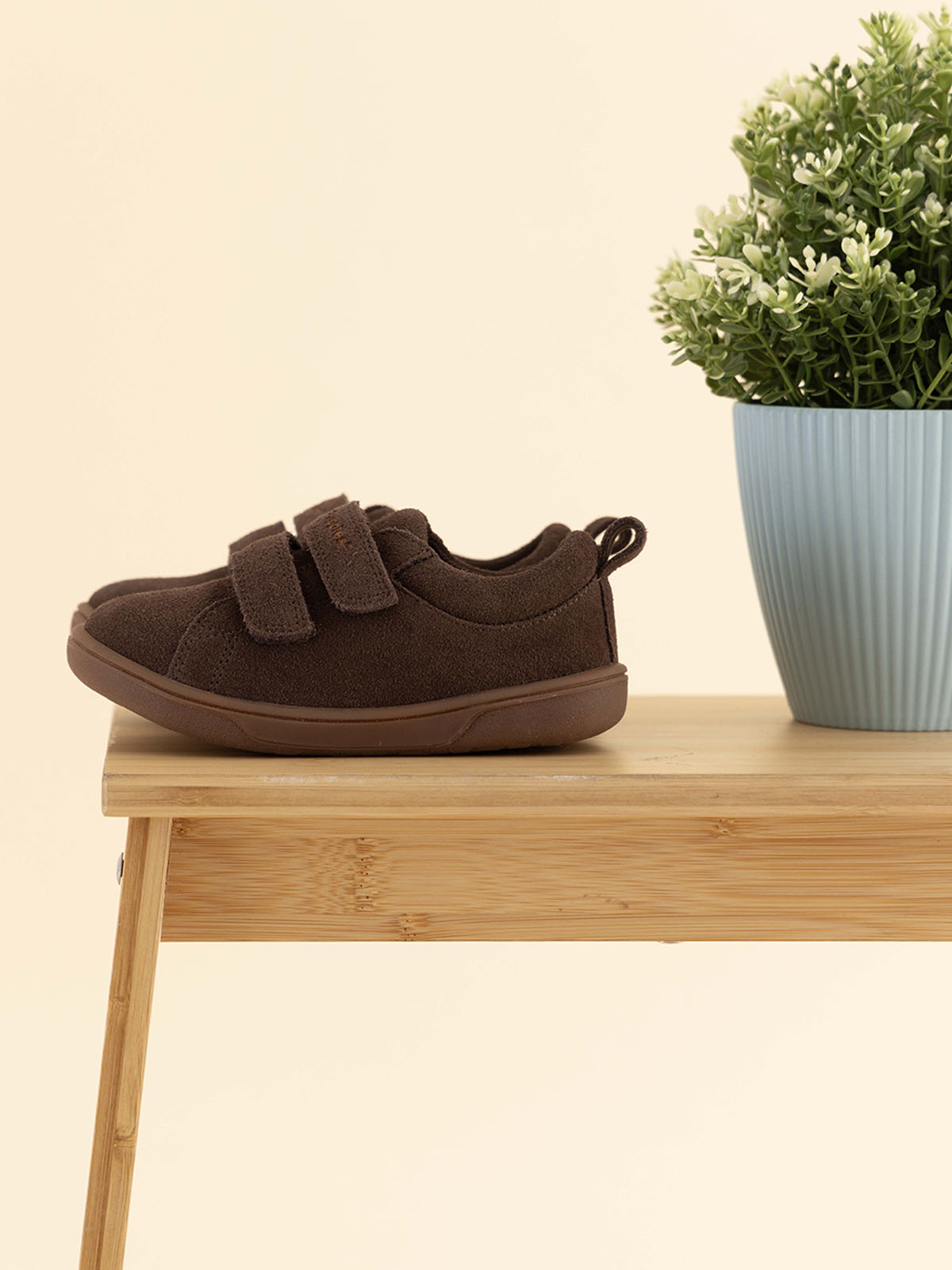 ZAPATILLA CUERO HOBART NIÑO CAFÉ HUSH PUPPIES - 2