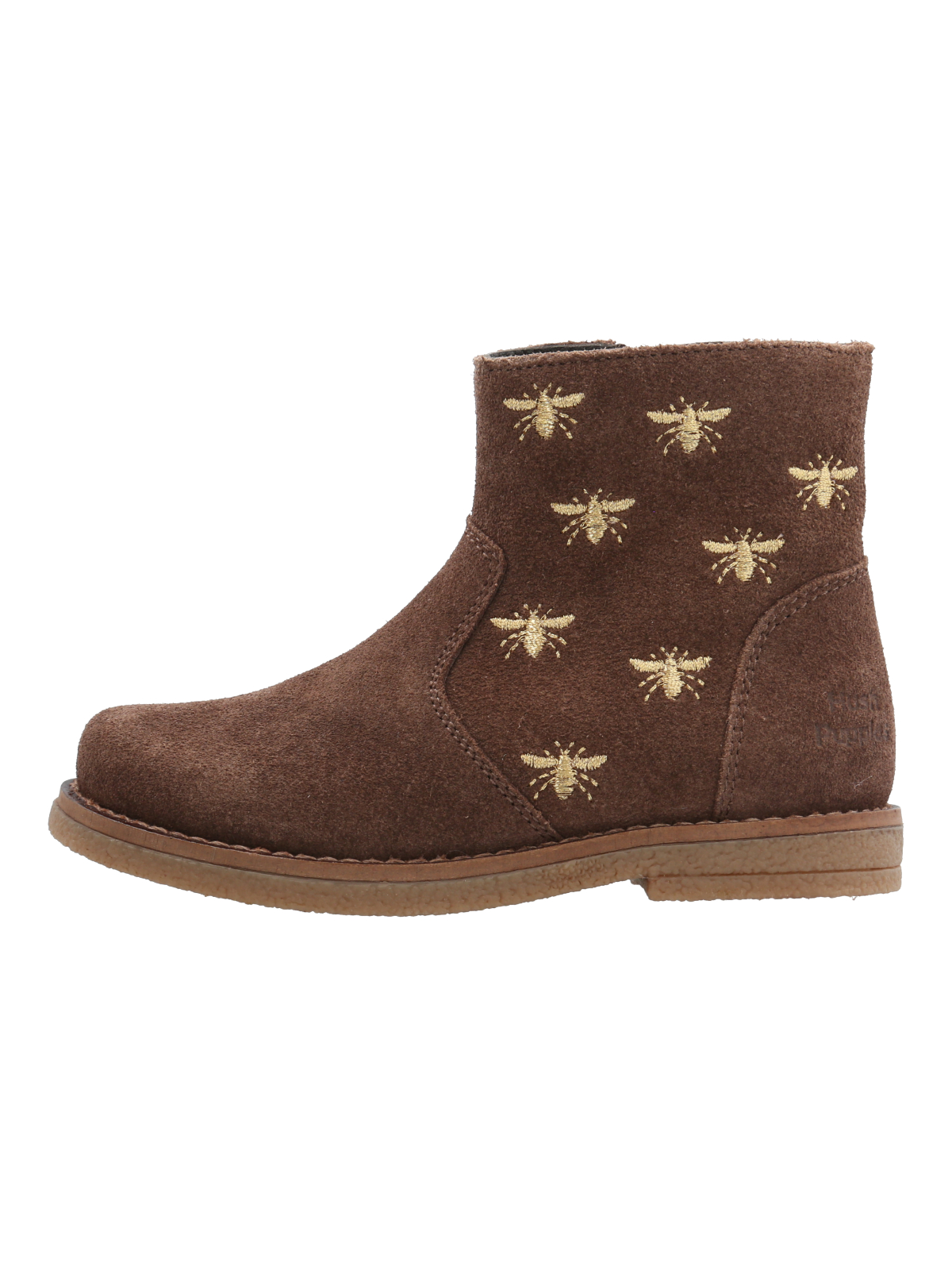 BOTIN CUERO HOLLAND NIÑA CAFÉ HUSH PUPPIES - 1