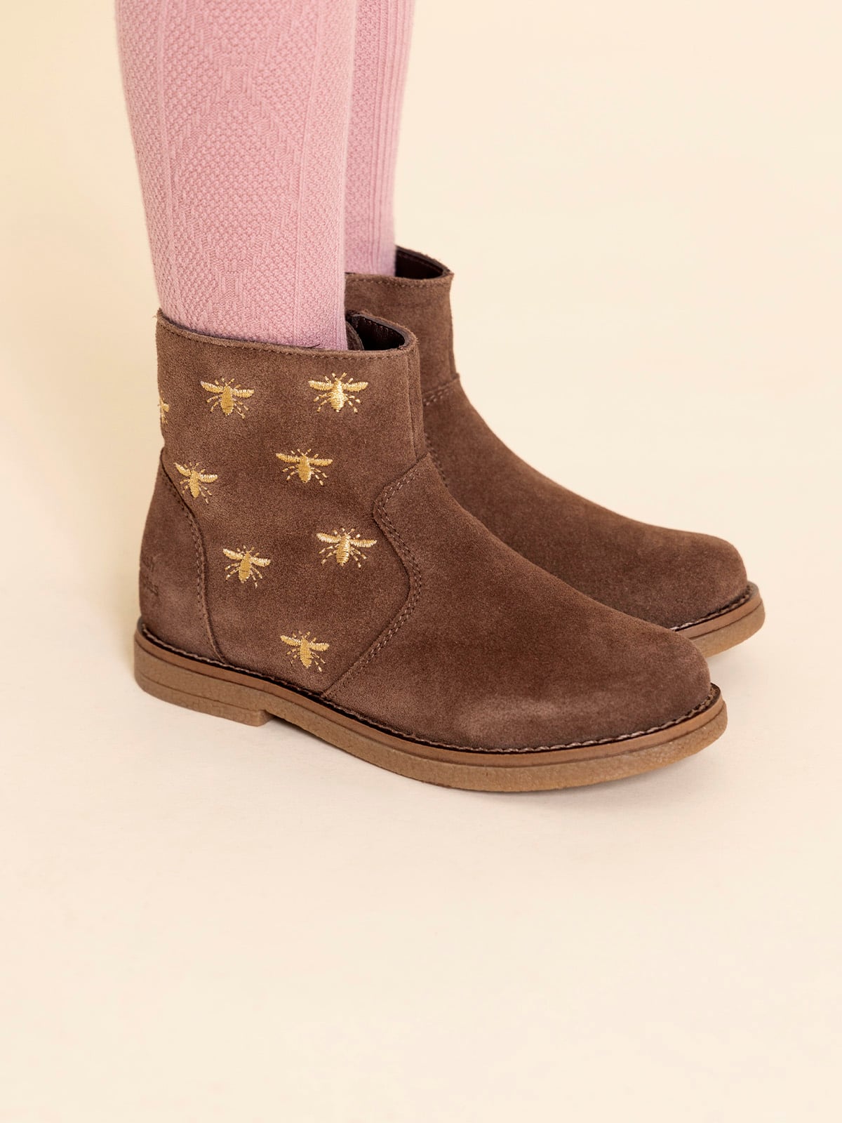 BOTIN CUERO HOLLAND NIÑA CAFÉ HUSH PUPPIES - 2