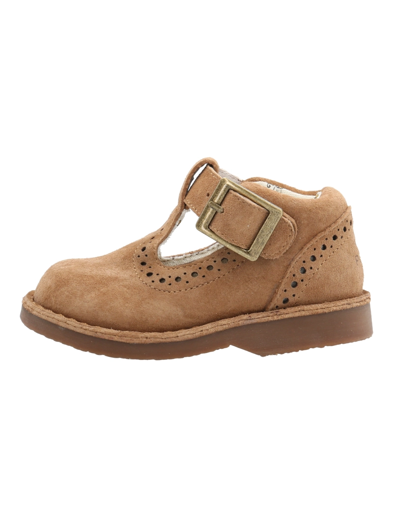 GUILLERMINA CUERO LUCIA NIÑA CAFE  HUSH PUPPIES - 1