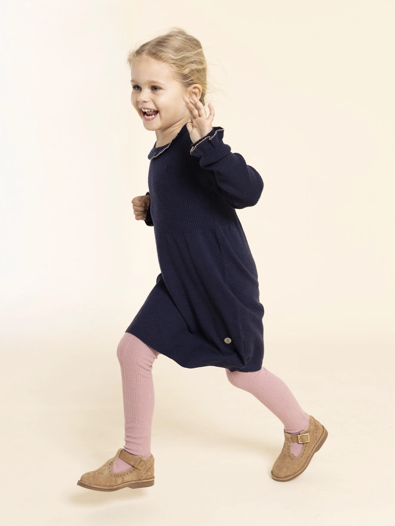 GUILLERMINA CUERO LUCIA NIÑA CAFE  HUSH PUPPIES - 4