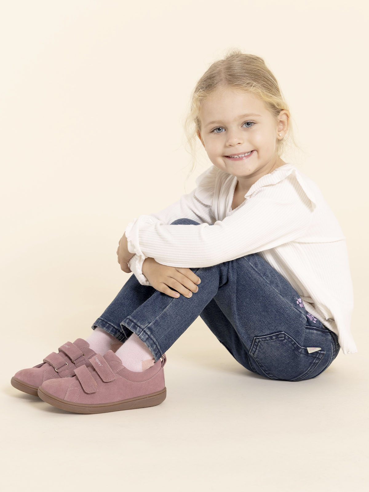 ZAPATILLA CUERO HOBART NIÑA ROSADO HUSH PUPPIES - 2