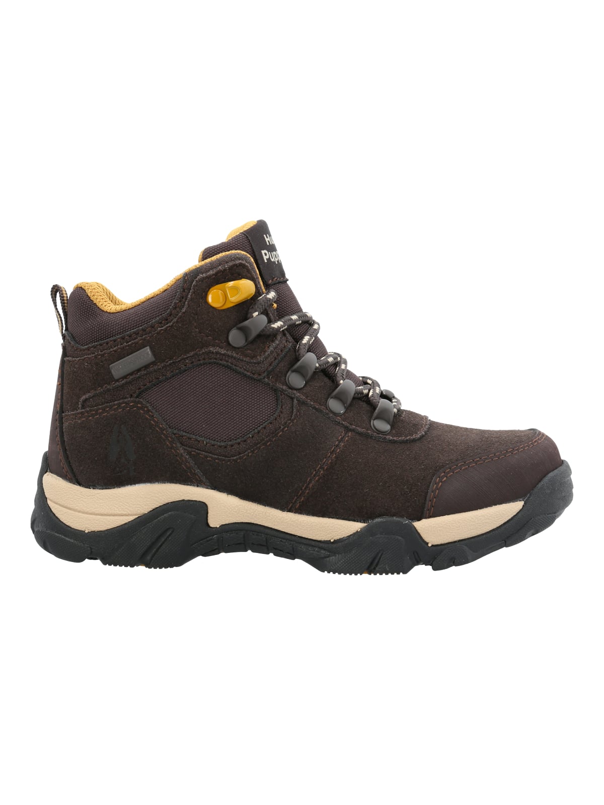 BOTIN CUERO TEZARD NIÑO CAFÉ HUSH PUPPIES - 1