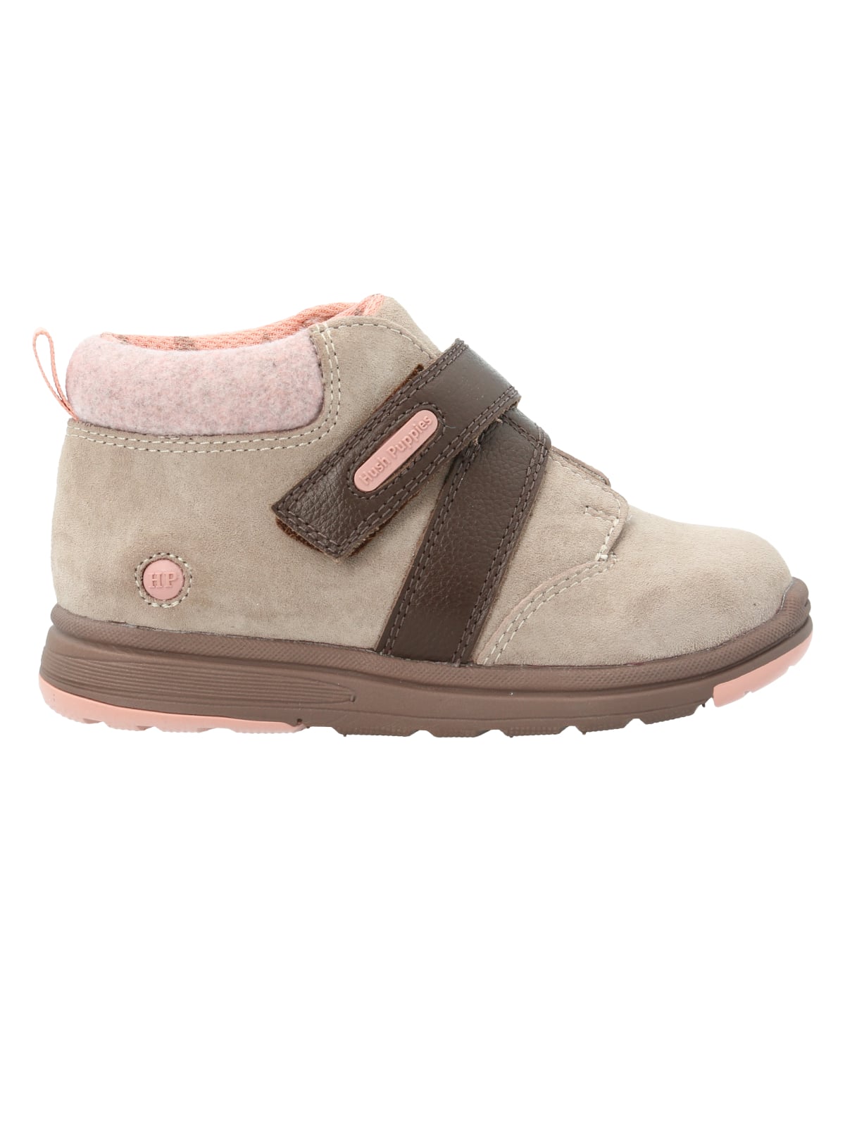 BOTIN CUERO RUNNEY NIÑA CAFÉ HUSH PUPPIES - 1